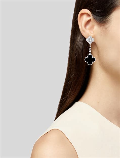 Magic alhambra earrings 2 motifs